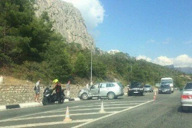 Мотоциклист погиб в результате ДТП на трассе Ялта – Севастополь